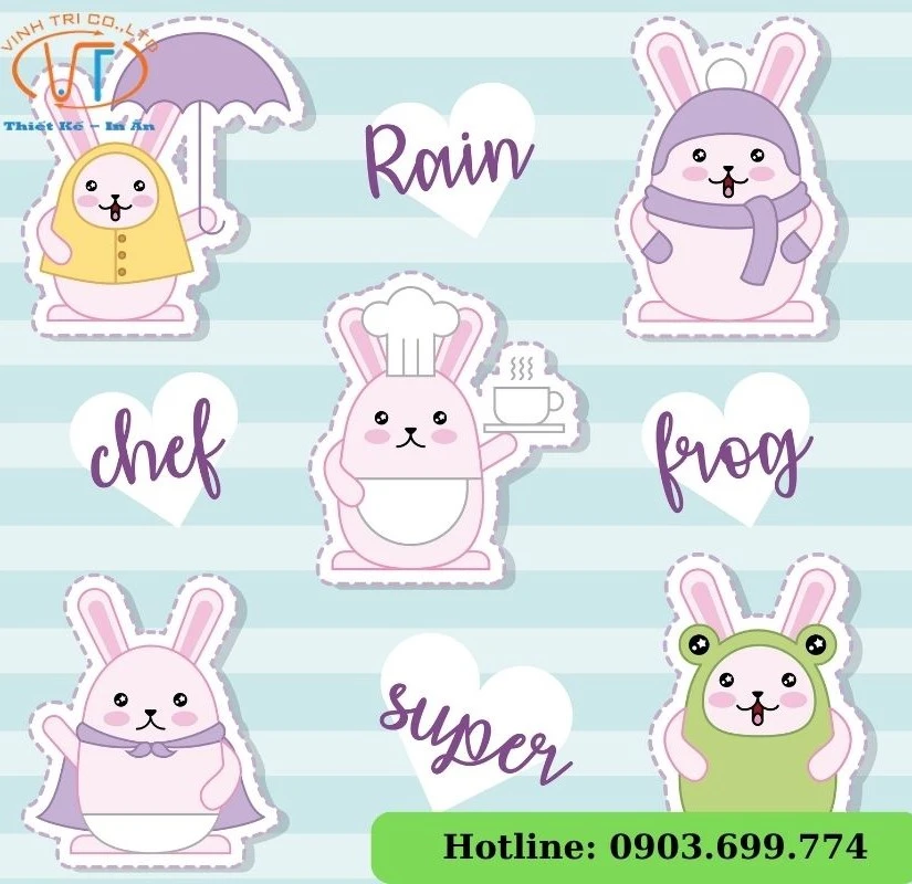 Sticker thỏ