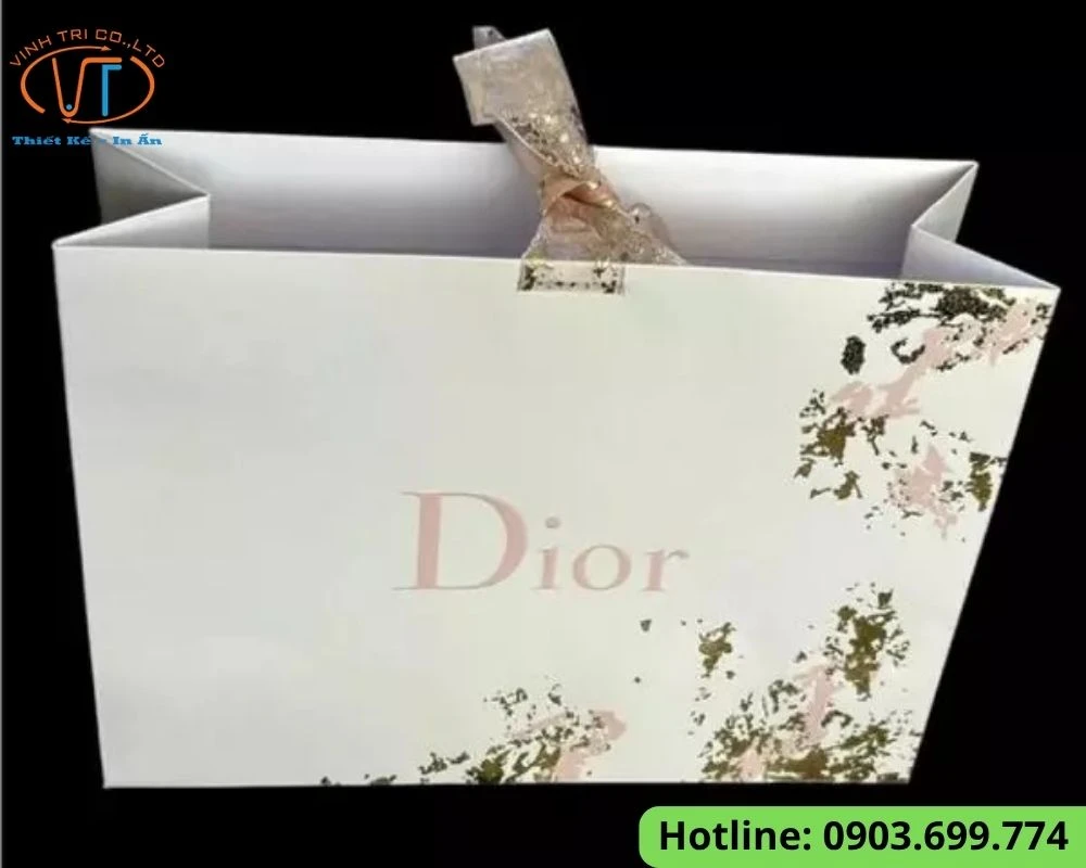 Túi giấy Dior ngang