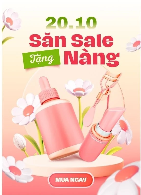 Màu sắc poster hài hòa, đẹp mắt, phản ánh đúng được sản phẩm