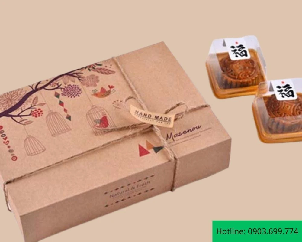 Hộp giấy bồi đựng bánh trung thu