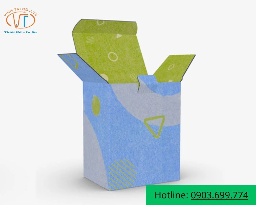 Hộp giấy nắp gài đầu khóa