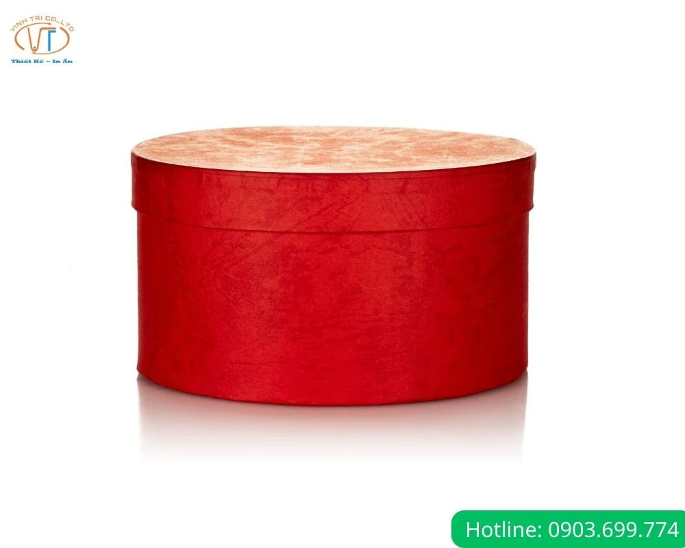 Hộp giấy tròn cứng cao cấp