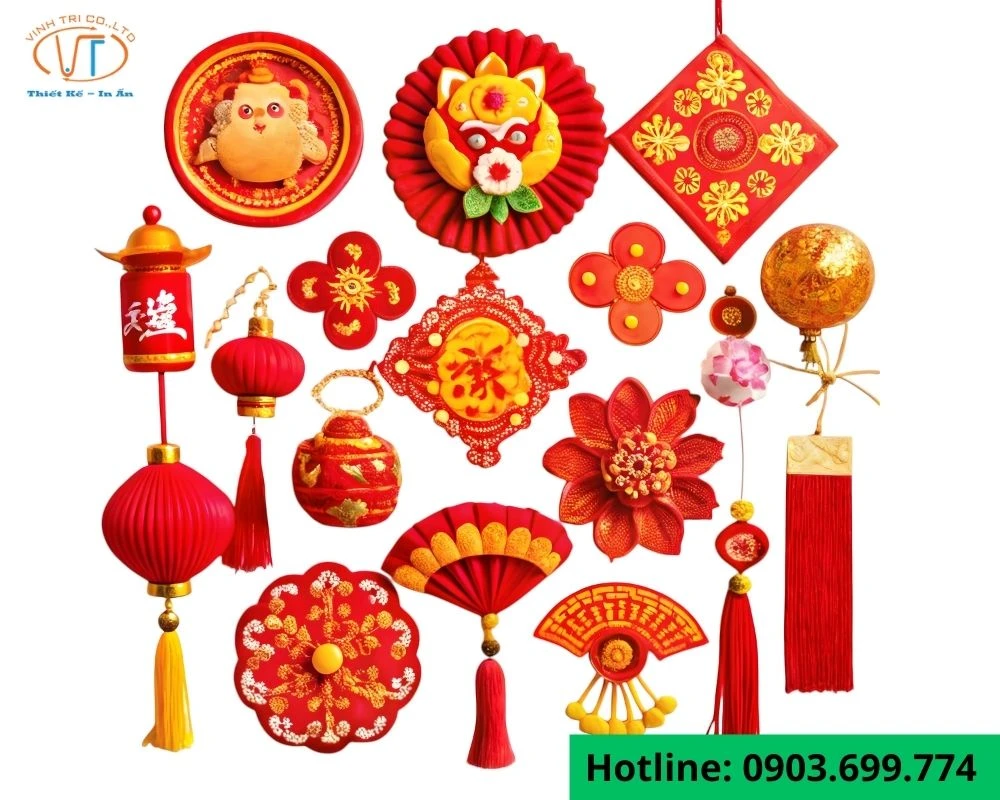 Mẫu sticker cho ngày tết đa dạng mẫu mã