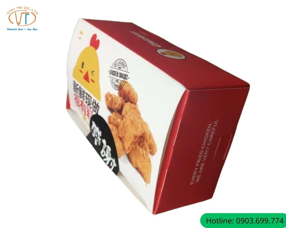 Mẫu hộp đựng gà nổi bật