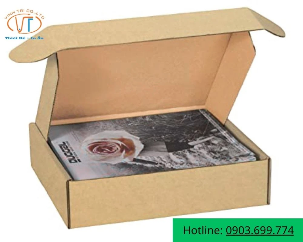 Hộp nắp gài đựng tạp chí