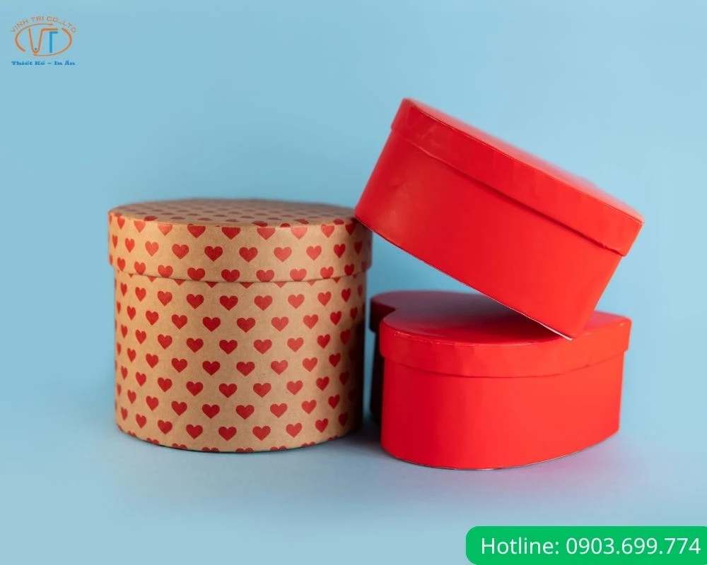 Hộp giấy tròn đẹp mắt