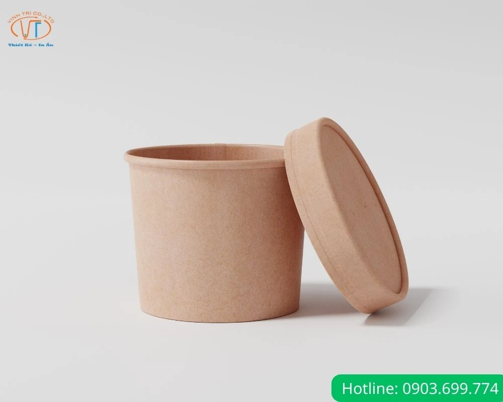 Hộp tròn kraft đẹp mắt