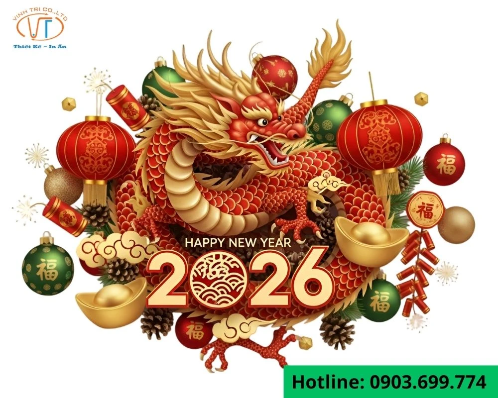 Sticker hình con rồng to lớn