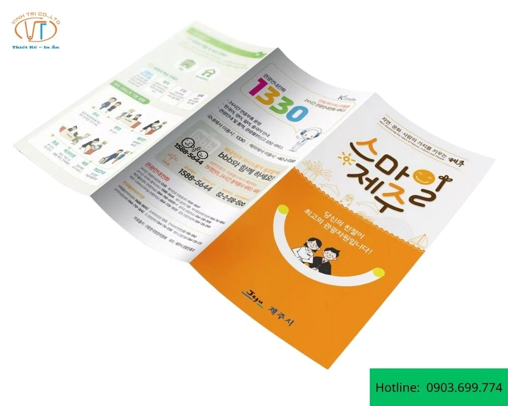 Mẫu Flyer gấp 3 độc đáo