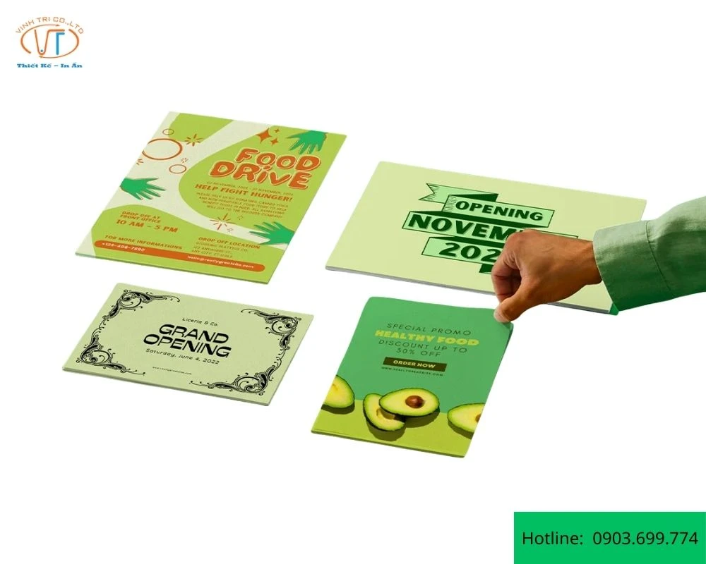 Mẫu Flyer về hoa quả