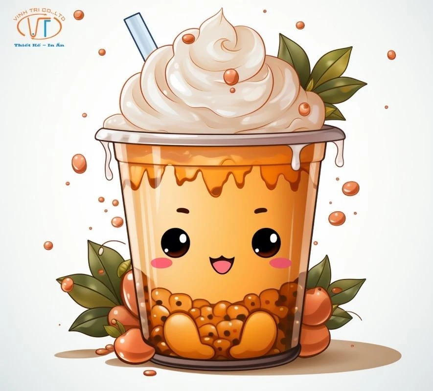 Mẫu sticker có nụ cười tươi
