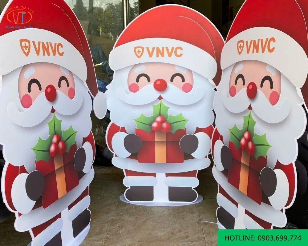 Standee hình ông già noel