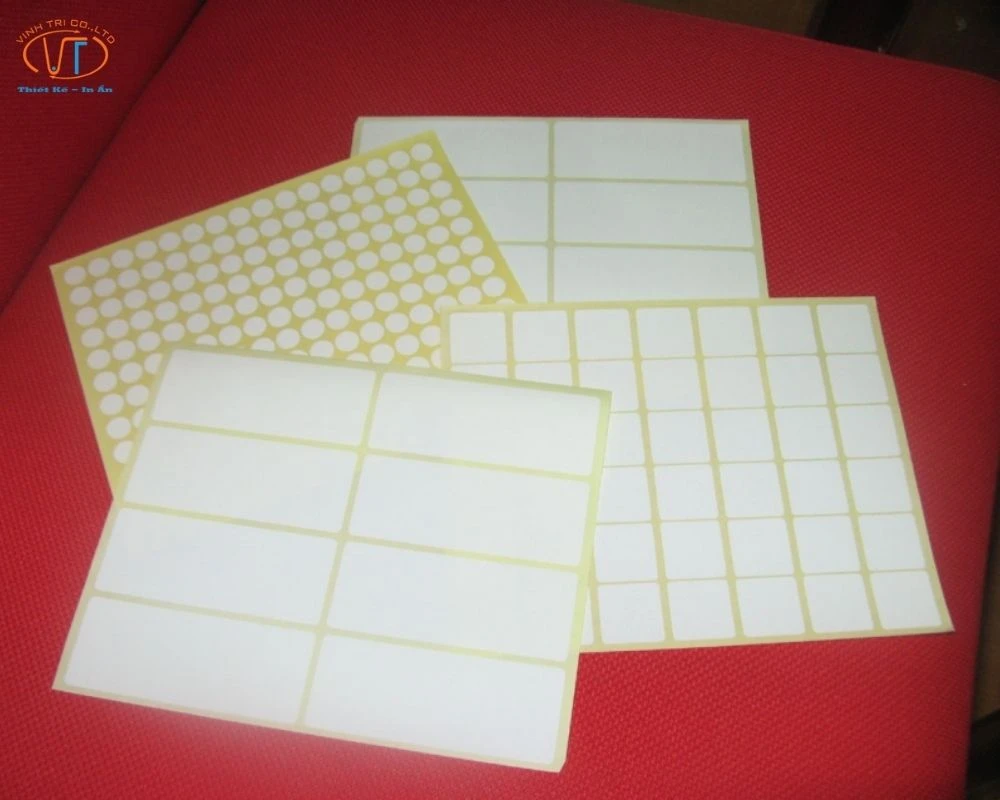 Giấy in decal tem vỡ khổ A4