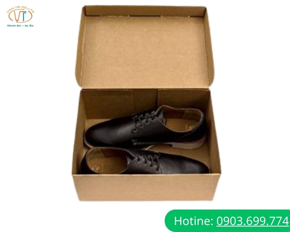 Hộp carton đựng giày da