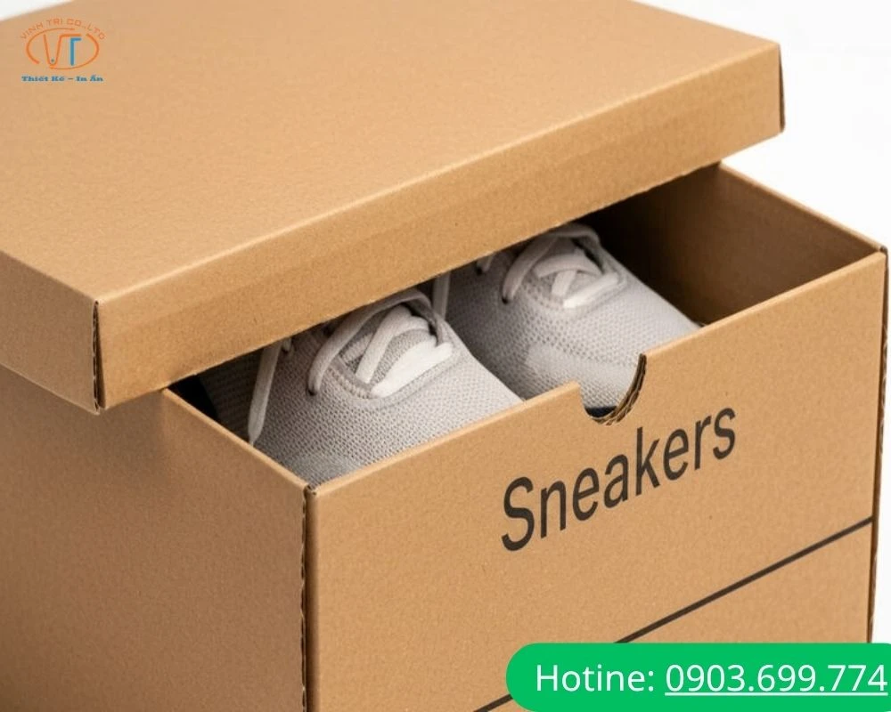 Hộp carton đựng giày da