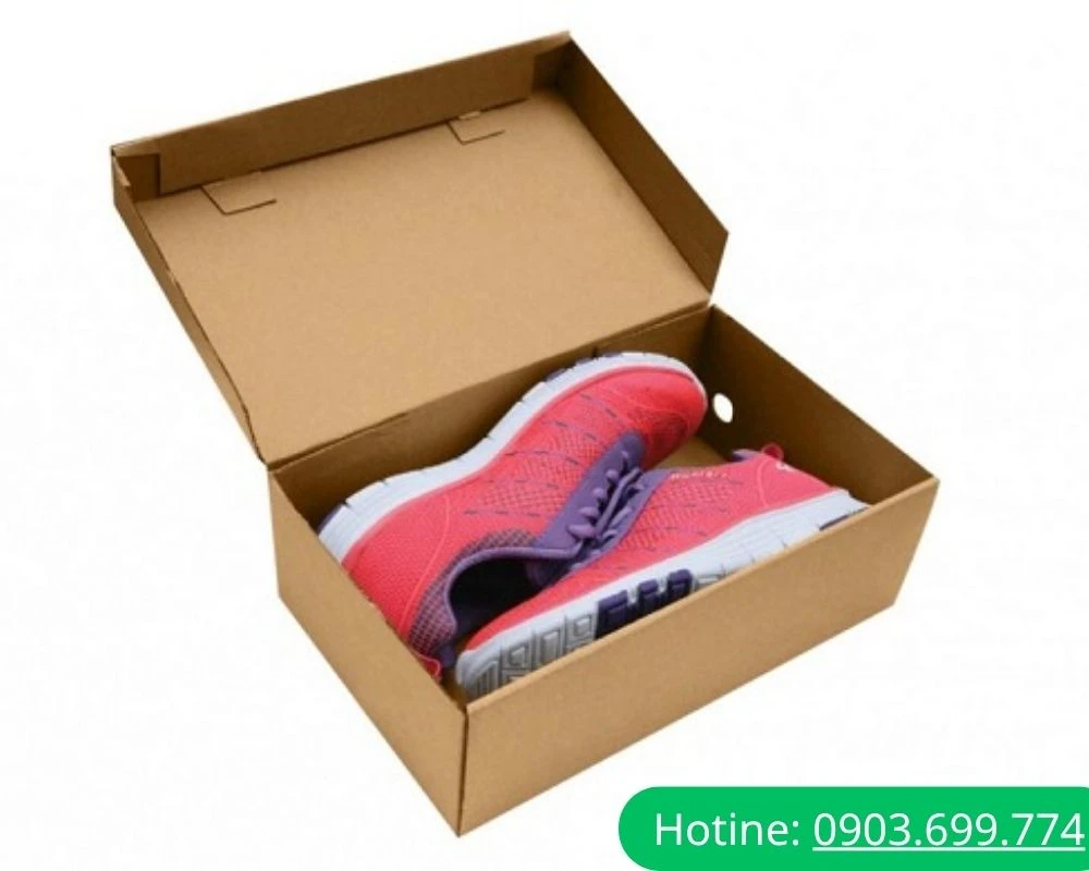 Mẫu hộp carton đựng giày