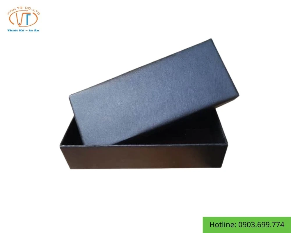 Hộp giấy dài màu đen
