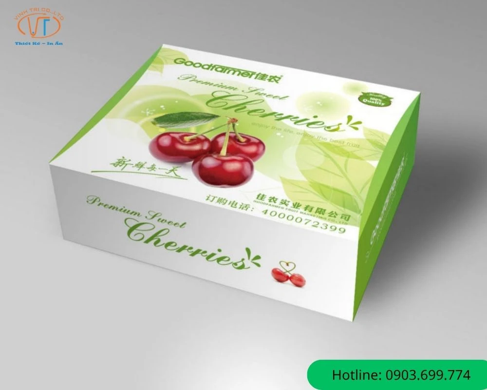 Mẫu hộp đựng trái cherry