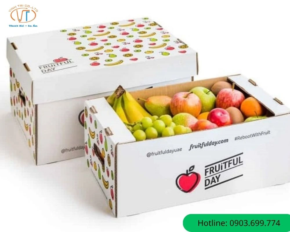 Hộp giấy đựng màu trắng