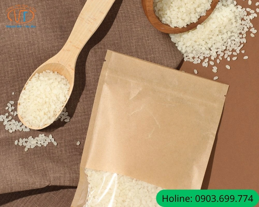 Túi zip đựng gạo