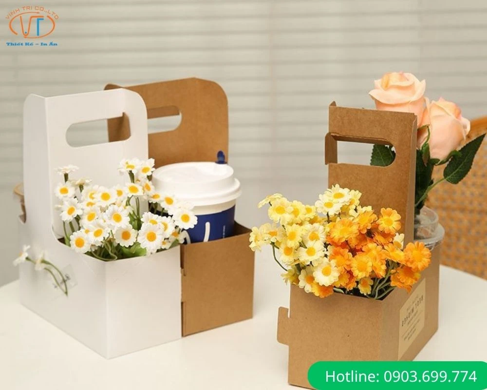 Túi đựng hoa và nước uống