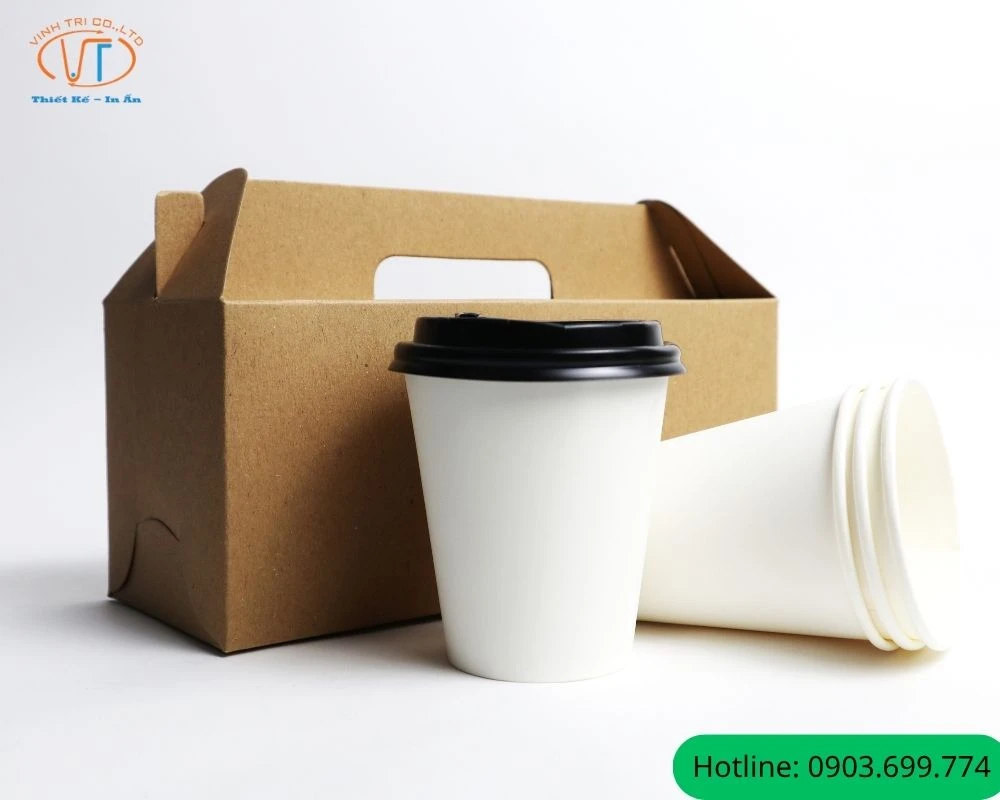 Hộp đựng cafe hình chữ nhật cầm tay