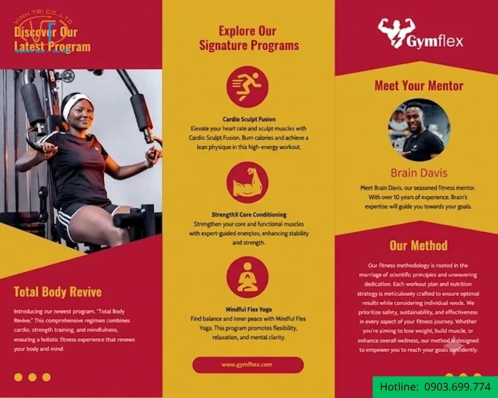 Brochure gym