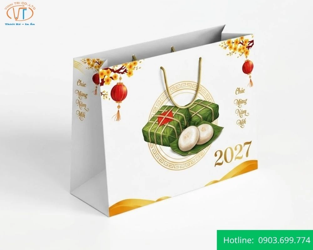 Túi giấy đựng quà tết