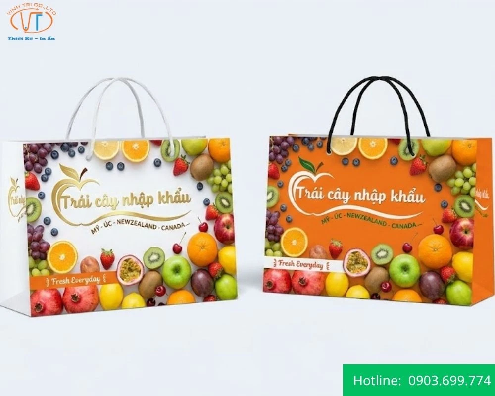 Túi giấy đựng trái cây
