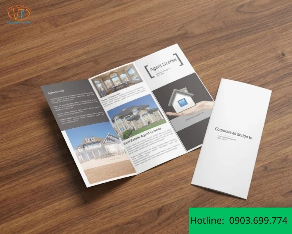 Brochure bất động sản gấp 3