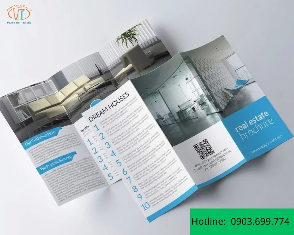 Mẫu brochure bất động sản có thiết kế đẹp mắt