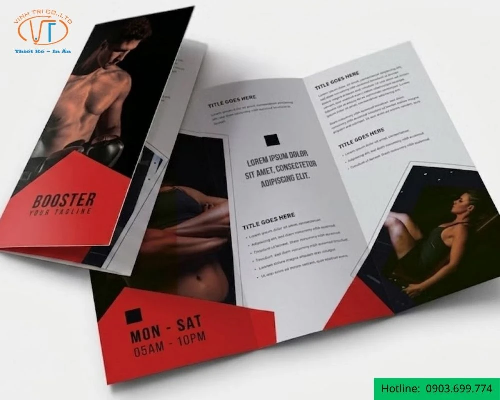 Brochure gym sáng tạo