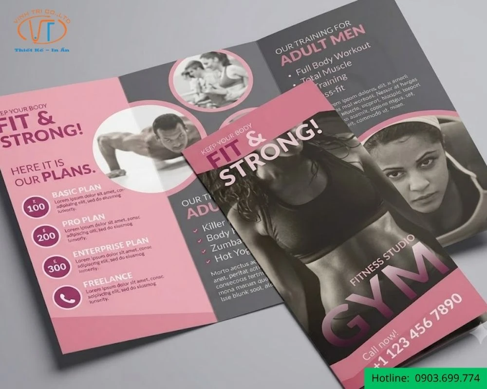 Brochure gym độ đáo