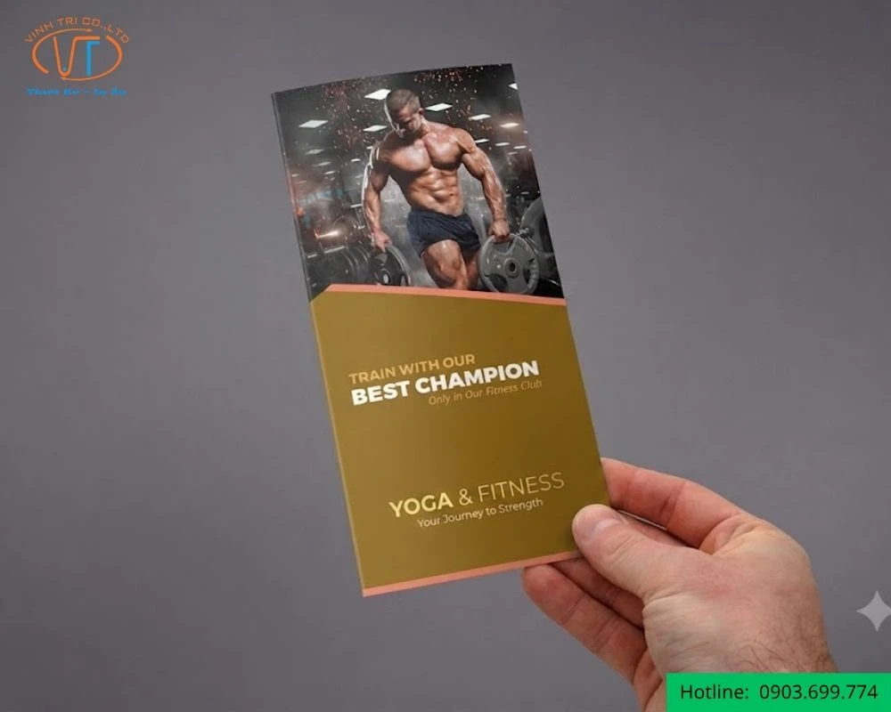 Brochure gym cho bộ môn Fitness