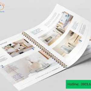 In Catalogue Đóng Gáy Lò Xo