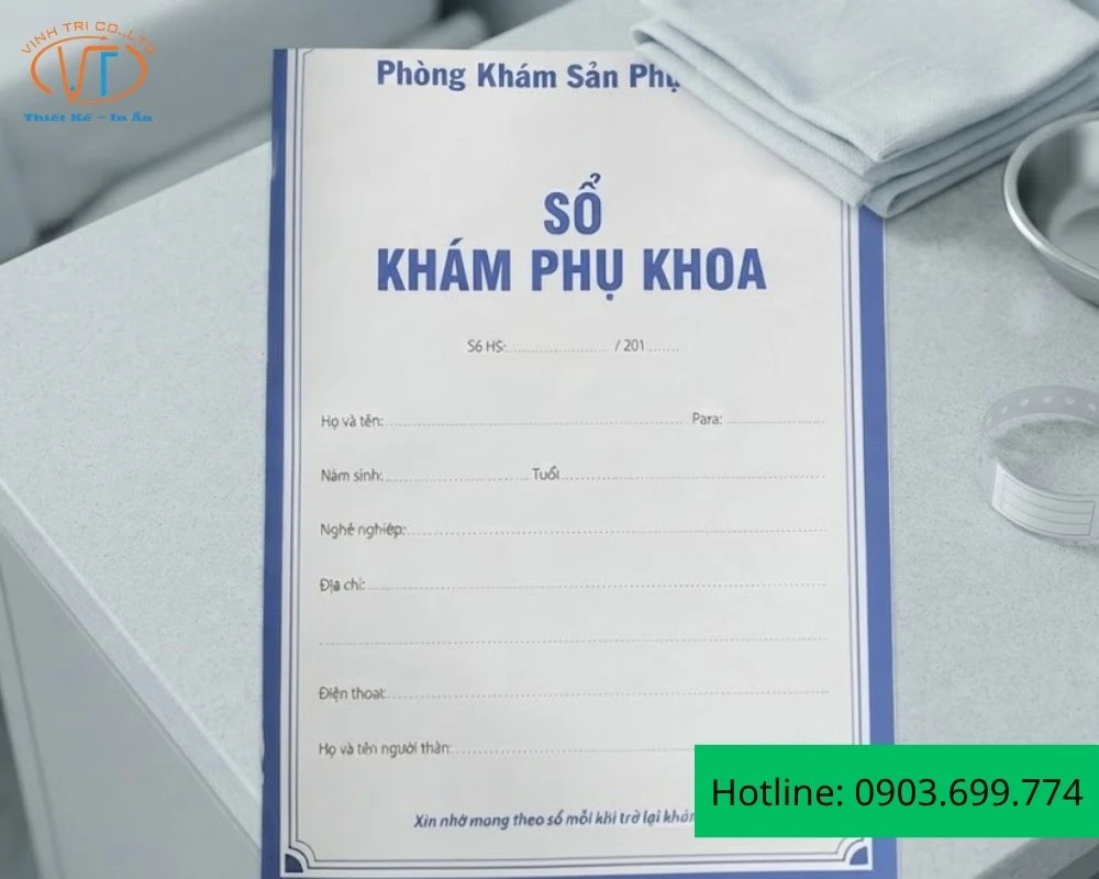 Mẫu sổ khám bệnh phụ khoa