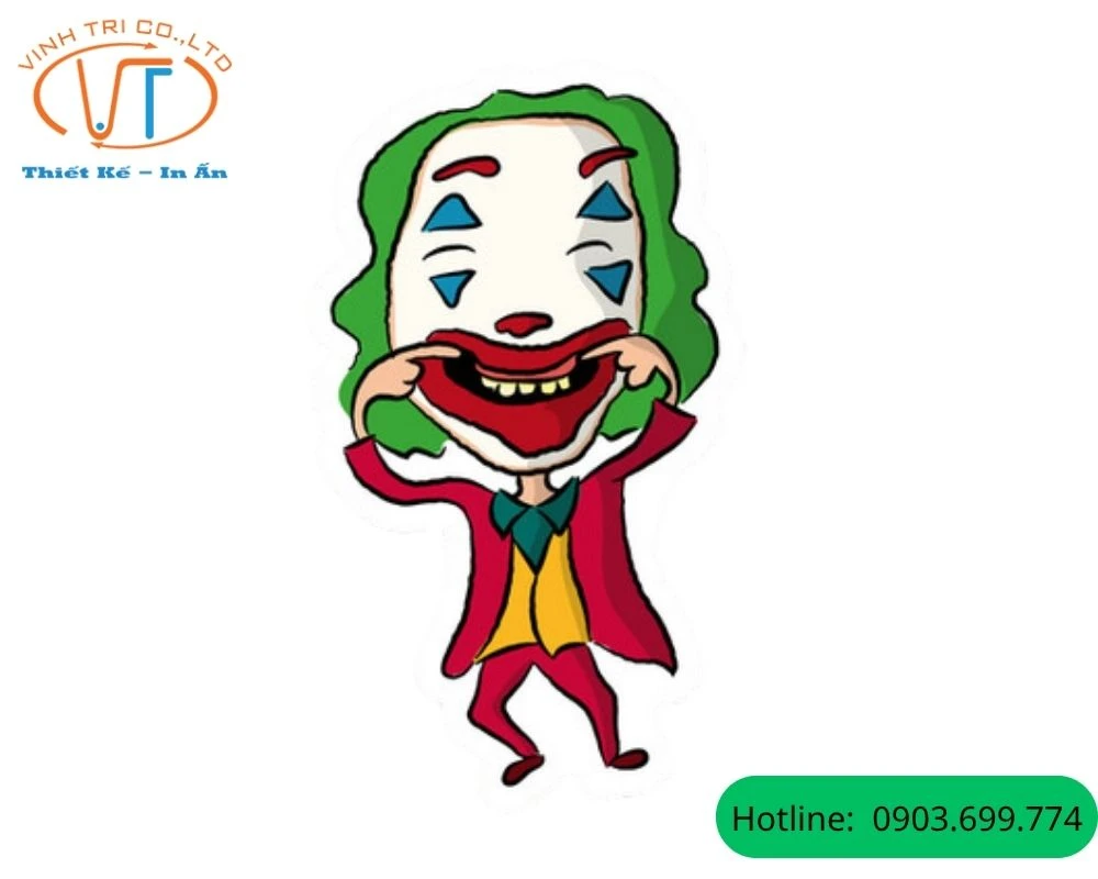 Sicker Joker đeo mặt nạ