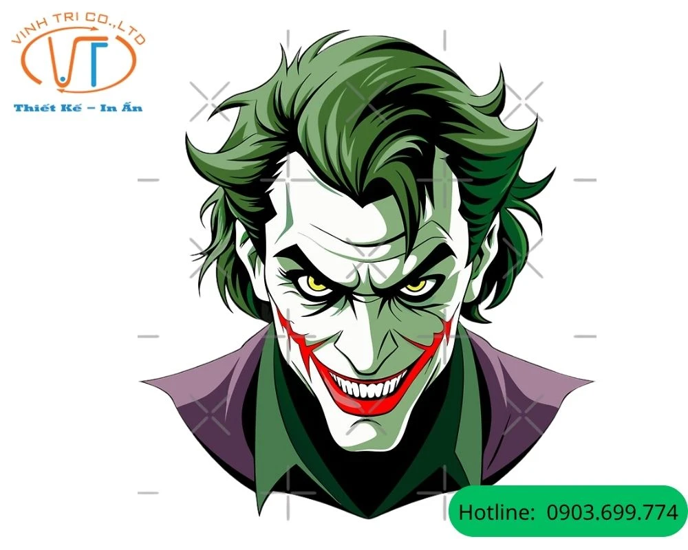 Sticker Joker ấn tượng
