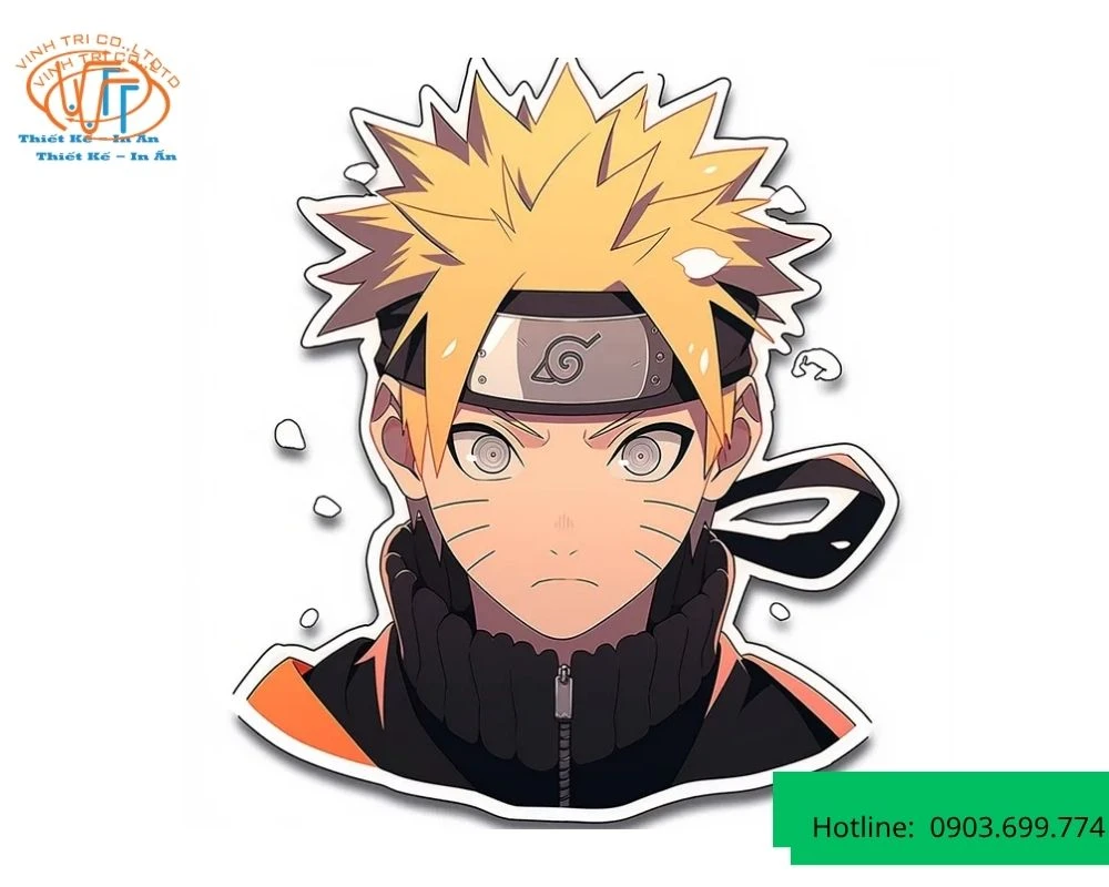 Sticker Naruto bối rối