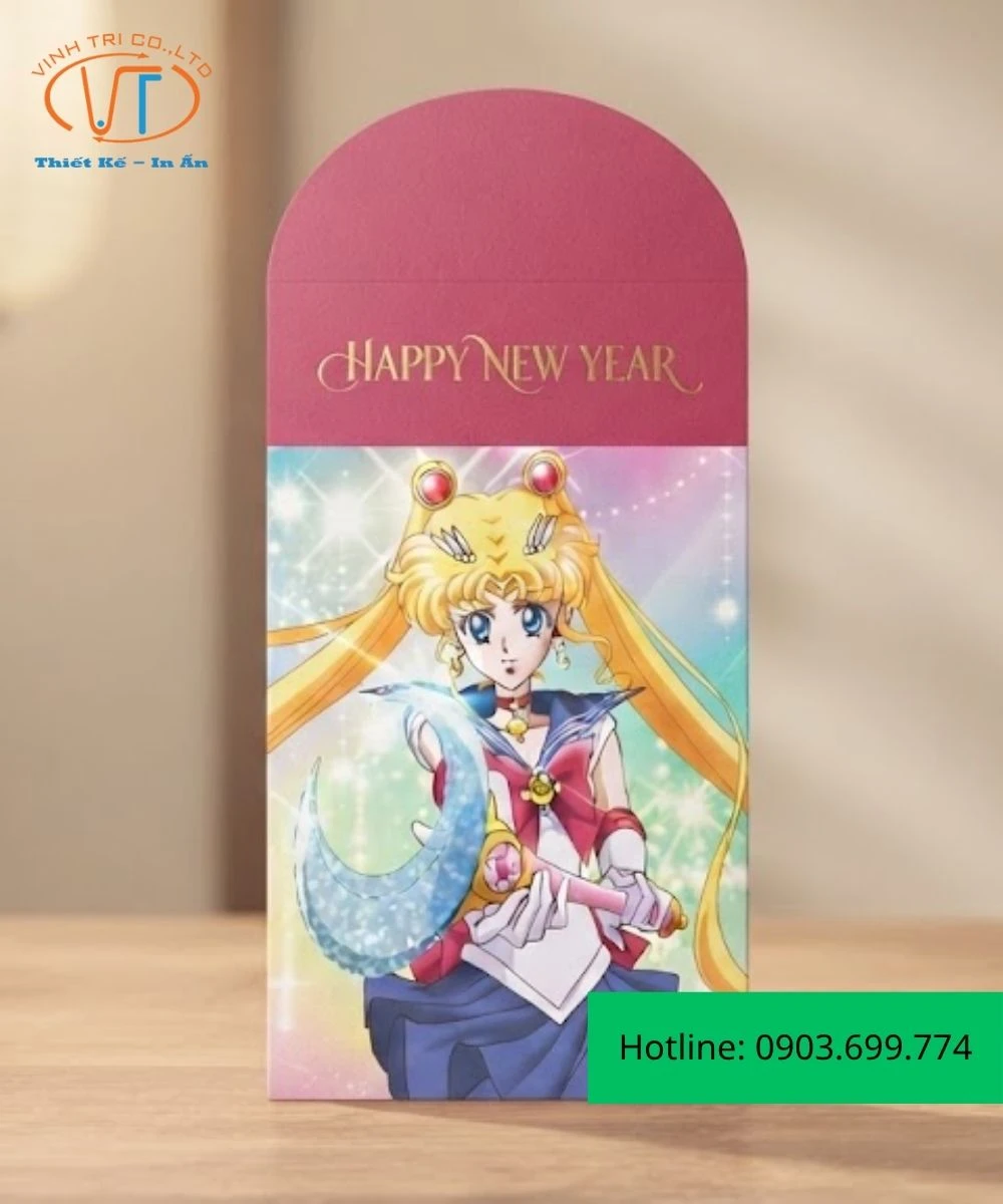Bao lì xì anime Sailor Moon