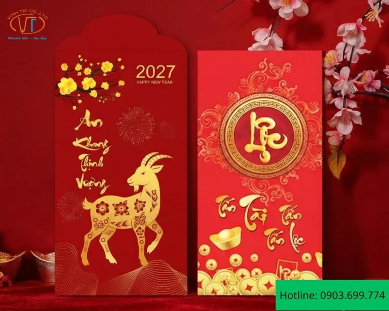 Bao lì xì dập nổi