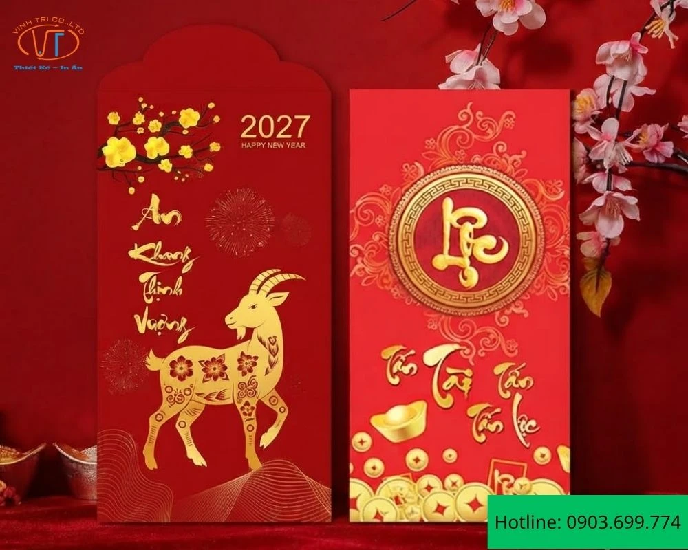 Bao lì xì dập nổi