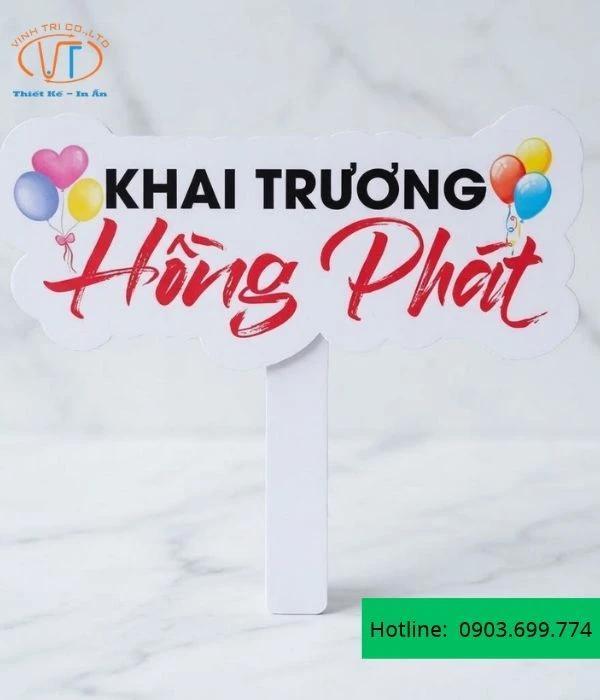 Mẫu hashtag có dòng chữ khai trương hồng phát