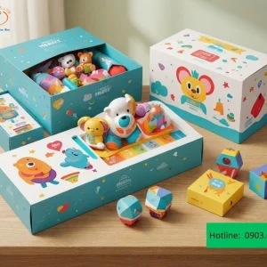 Hộp đựng trò chơi mô hình con gấu
