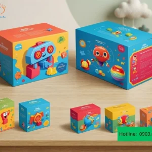 Hộp giấy đựng trò chơi Robot