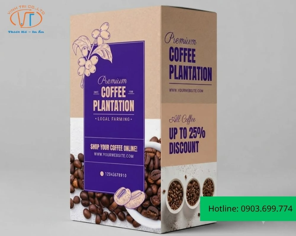 In Hộp Giấy Cà Phê In Hộp Giấy Cà Phê