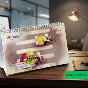 Lịch chữ A ngân hàng HD bank