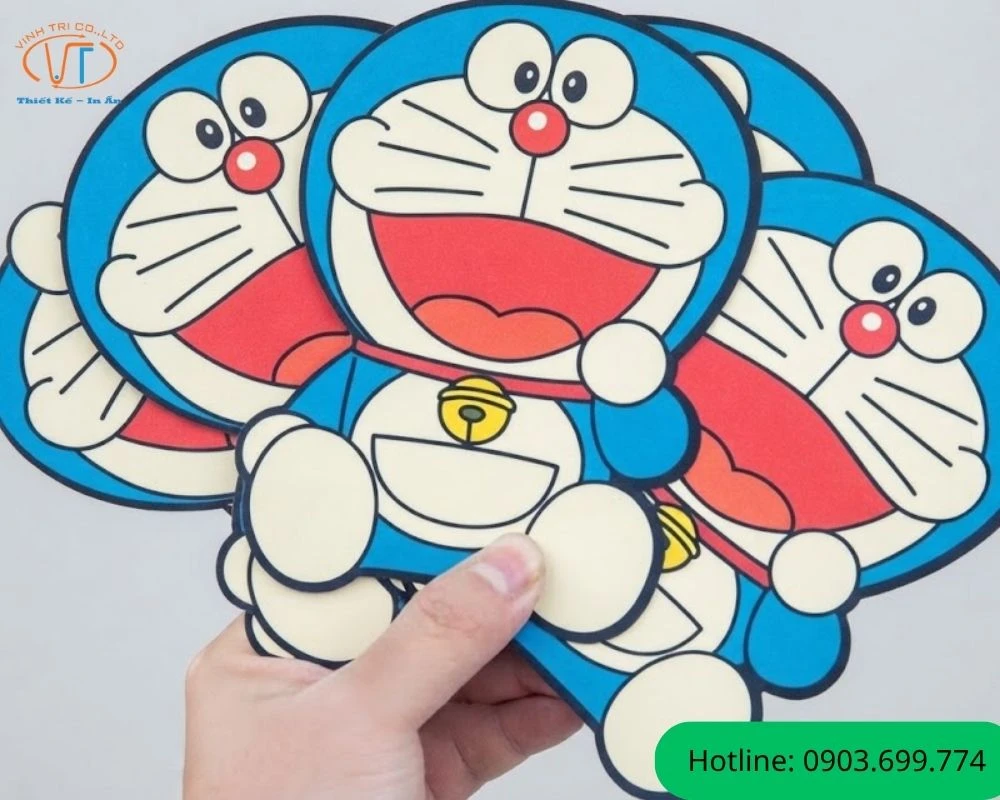 Mẫu bao lì xì Doraemon dạng chibi