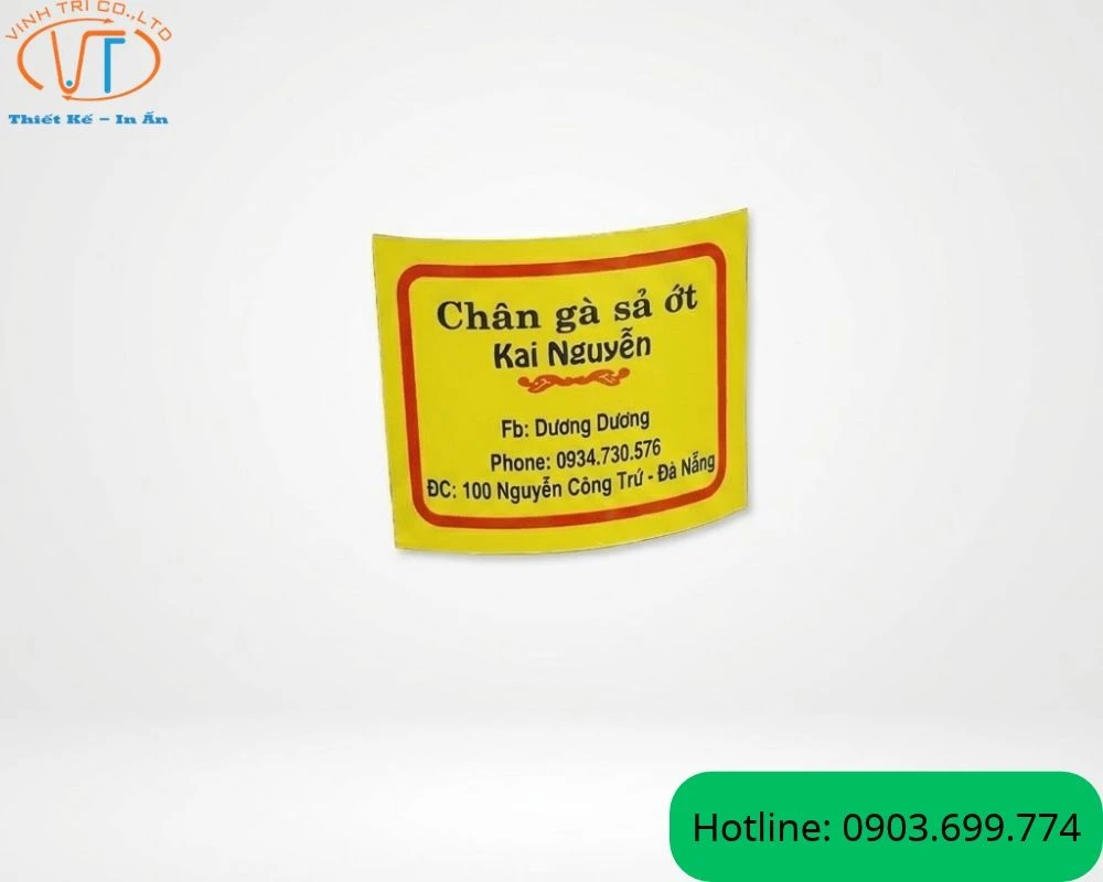 Mẫu tem chân gà Kai Nguyễn
