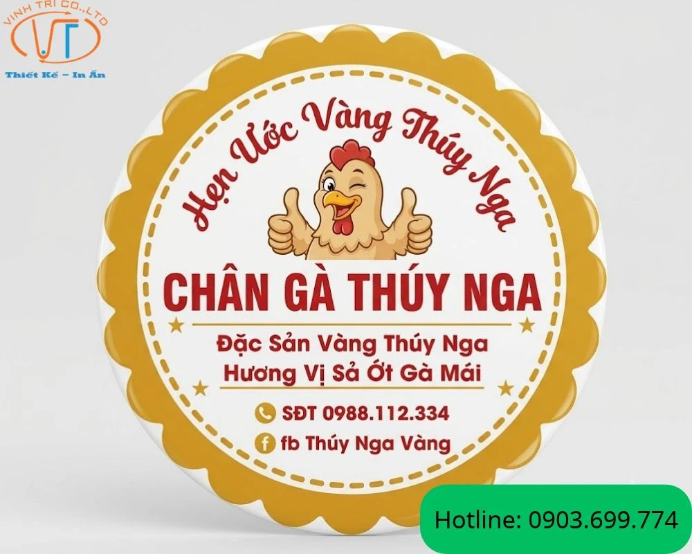 Mẫu tem chân gà Thúy Nga
